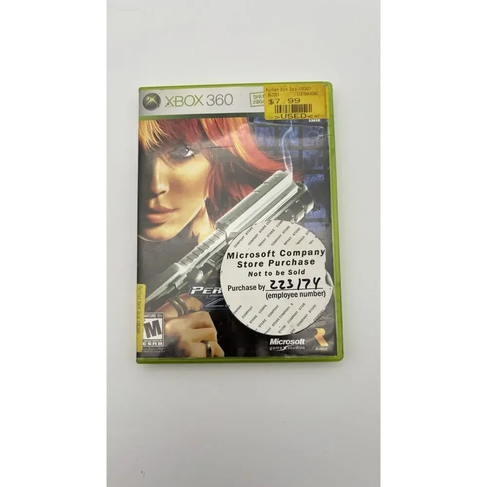 Perfect Dark Zero - (Microsoft Xbox 360) CIB W/manual. Tested. Works